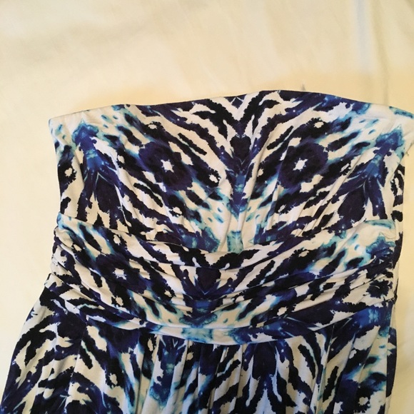 Cynthia Rowley Maxi Dress in shades of Blue S - Picture 3 of 4